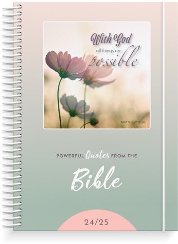 Burde Diary & Planner 2024/2025 A5 | Daily Planner | Weekly Planner | Quotes from the Bible | 2024-07-22 to 2025-09-14 | A5 Format | Inspirational quotes from the Bible von burde