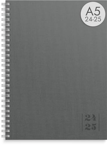 Burde Kalender 2024/2025 Textil grau | 2024-07-31 bis 2025-08-25 | Schülkalender | Planer | 15x21 cm | A5 Format | Wochenplaner Burde Kalender 2024/2025 Textil grau | 2024-07-31 bis 2025-08-25 | Schülkalender | Planer | 15x21 cm | A5 Format | Wochenplaner von burde