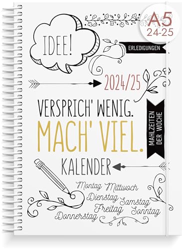 Burde Kalender 2024-2025 A5 Doodle | Terminplaner & Terminkalender | 1 Woche auf 2 Seiten | 142 Aufkleber enthalten | Auf Deutsch Burde Kalender 2024-2025 A5 Doodle | Terminplaner & Terminkalender | 1 Woche auf 2 Seiten | 142 Aufkleber enthalten | Auf Deutsch von burde