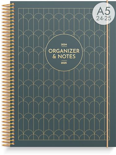 Burde Schülerkalender 2024/2025 Organizer & Notes | 2024-07-24 bis 2025-09-01 | Wochenplaner | A5 | 15x21 cm von burde
