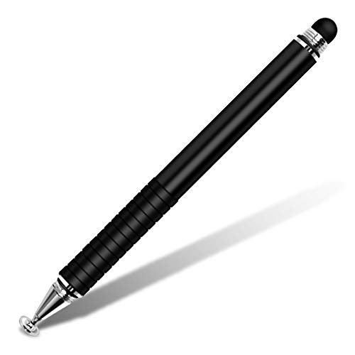 Stylus Pen Universal-Touchsn-Stift Doppeopf-Kapazitätsstift Tragbarer, langlebiger kapazitiver Stift für Telefon/Tablet Schwarz von burko