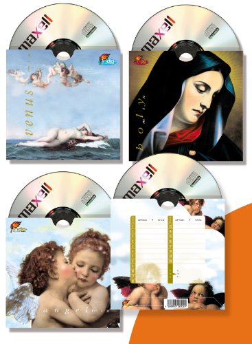 CD-Hüllen/DVD-Hüllen in trendy Designs - platzsparend/umweltfreundlich/aus Karton/burnerbox Art Set - 3 Stück!!! von burnerbox