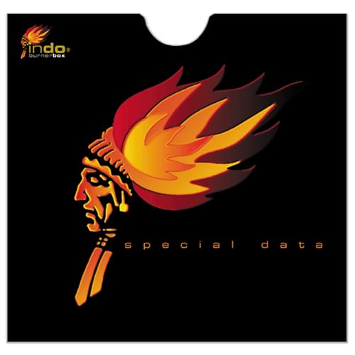 burnerbox - Wunderschöne CD-/DVD-Leerhüllen für Ihre selbstgebrannten Foto-CDs/DVDs (011 Indianer Black - 3 Stück) von burnerbox