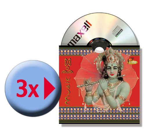 burnerbox - Wunderschöne CD-/DVD-Leerhüllen für Ihre selbstgebrannten Foto-CDs/DVDs (019 Krishna) von burnerbox