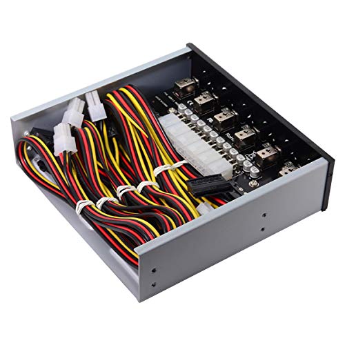 Cablecc 6 Festplattensteuerungssystem, intelligentes Steuerungsmanagementsystem, HDD SSD Netzschalter mit 5,25 CD-ROM Schacht von cablecc