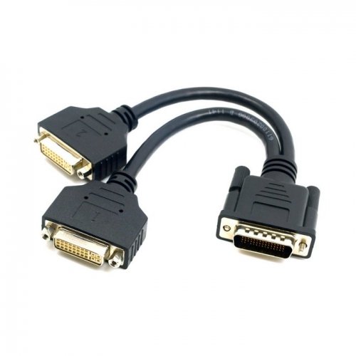 Cablecc DMS-59 Stecker auf Dual DVI 24 + 5 Buchse Splitter-Verlängerungskabel für Grafikkarten und Monitore von cablecc
