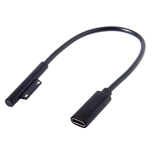 Cablecc Kabel Typ-C-USB-C-Buchse auf Stecker für Surface Pro3 / Pro4 / Pro5 / Pro6 / Book Pro, DC, 15 V von cablecc