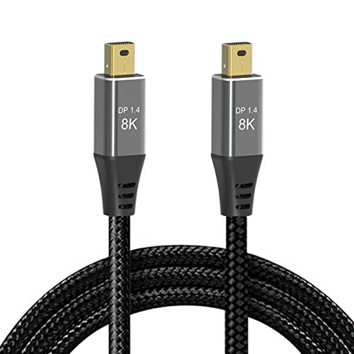 Cablecc Mini DisplayPort 1.4 8K 60Hz Kabel Ultra-HD UHD 4K 144Hz Mini DP auf MiniDP Kabel 7680 * 4320 für Video PC Laptop TV von cablecc