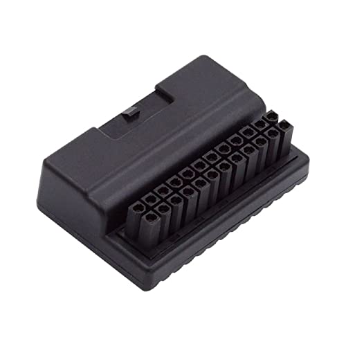 Cablecc Overmold 90 Grad ATX 24-polige Buchse auf 24-poligen Stecker, Netzadapter, Mainboard, Motherboard für Desktop-PC-Versorgung von cablecc