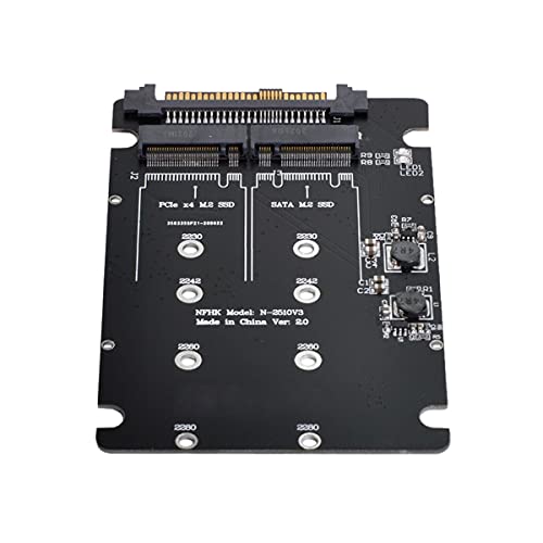 Cablecc SFF-8639 NVME U.2 to Combo NGFF M.2 M-Key SATA PCIe SSD Adapter for Mainboard Replace SSD 750 p3600 p3700 von cablecc