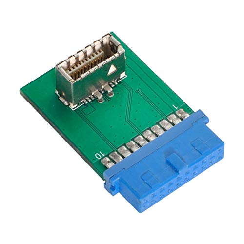 Cablecc USB 3.1 Frontpanel Buchse Key B Typ E auf USB 3.0 20Pin Header Stecker Verlängerung Adapter für Motherboard von cablecc