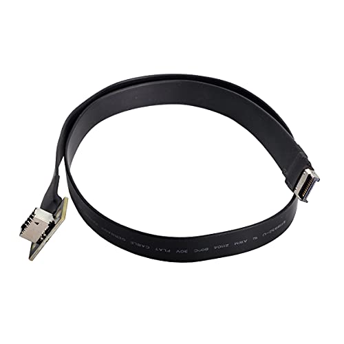 Cablecc USB 3.1 Frontpanel IDC-Header, Stecker auf Buchse, Typ-E M-F Motherboard-Verlängerungskabel, 50 cm von cablecc