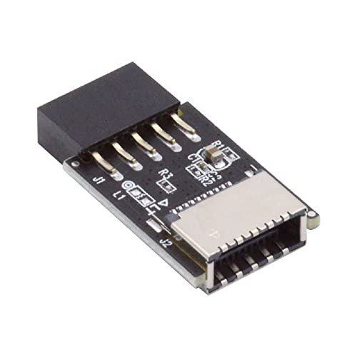 Cablecc USB 3.1 Frontplattenbuchse Key-A Typ E auf USB 2.0 9-polig, 10-polig, Mainboard-Header, Stecker-Verlängerungsadapter von cablecc