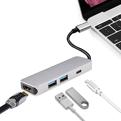Cablecc USB-C Typ-C auf HDMI & 2 Ports HUB & Female Charger Multiport Docking-Adapter von cablecc
