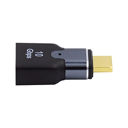 cablecc 10 Gbit/s magnetischer Typ-C-Stecker auf USB3.0-Buchse, OTG-Datenadapter, gerader Anschluss für Laptop, Handy von cablecc