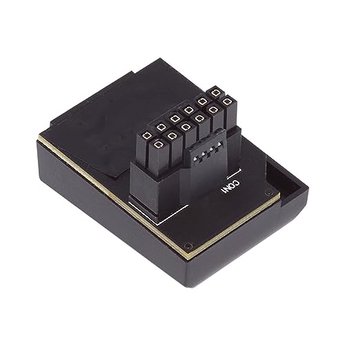 cablecc 12VHPWR Stecker auf Buchse Adapter PCI-E 5.0 ATX3.0 Power Modular Extension Up Angled 90 Grad für 3080 3090TI PSU 16Pin 12+4P Grafikkarte von cablecc