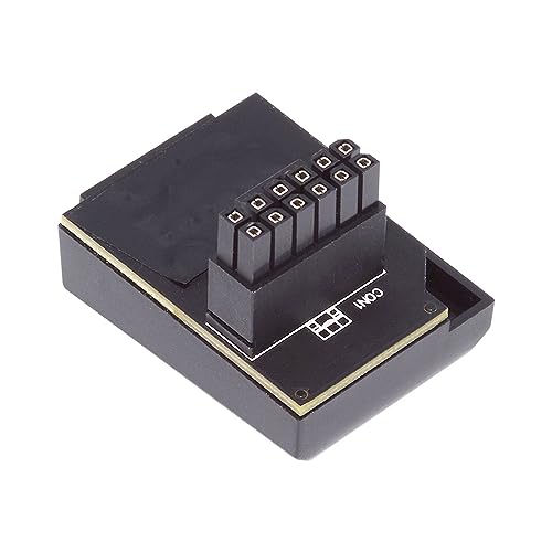 cablecc 12VHPWR Stecker auf Buchse Adapter PCI-E 5.0 ATX3.0 Power Modulare Verlängerung nach unten abgewinkelt 90 Grad für 3080 3090TI PSU 16Pin 12+4P Grafikkarte von cablecc