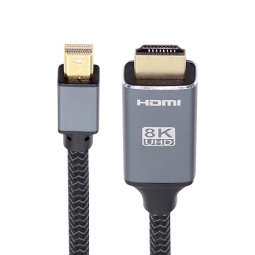 cablecc 8K 60Hz Mini-DP auf HDMI Stecker Mini DisplayPort 1.4 Quelle auf HDMI 2.0 Display UHD 4K Monitorkabel 1,8 m cablecc 8K 60Hz Mini-DP auf HDMI Stecker Mini DisplayPort 1.4 Quelle auf HDMI 2.0 Display UHD 4K Monitorkabel 1,8 m von cablecc