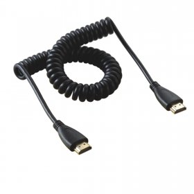 cablecc 90 Grad rechtwinkliger HDMI zu HDMI Kabel für HDTV, DVB, DVD und PC, 4 m, Schwarz von cablecc