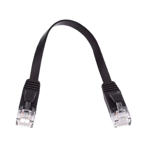 cablecc Cat 6 RJ45 UTP Netzwerkkabel Ultra Slim Flach Ethernet Kabel Twisted Pair Patchkabel für Laptop Router 20 cm von cablecc