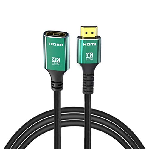 cablecc HDMI 2.1 Verlängerungskabel Stecker zu Buchse Ultra-HD UHD 8K 60Hz 4K 120Hz Kabel 48Gbs mit Audio- und Ethernet-HDMI-Kabel cablecc HDMI 2.1 Verlängerungskabel Stecker zu Buchse Ultra-HD UHD 8K 60Hz 4K 120Hz Kabel 48Gbs mit Audio- und Ethernet-HDMI-Kabel von cablecc