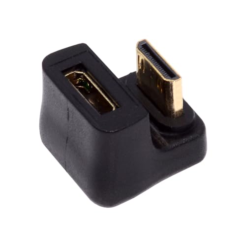 cablecc Mini HDMI 1.4 Down Opposite U 360 Grad Form Back Angled Male to Mini Female Extension Adapter Converter cablecc Mini HDMI 1.4 Down Opposite U 360 Grad Form Back Angled Male to Mini Female Extension Adapter Converter von cablecc