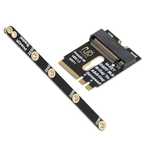cablecc NGFF M.2 Key A+E auf PCI-E 4.0 NVME M-Key mit Halterungserweiterungsadapter für Laptop-Mainboard SSD 2230 2280 cablecc NGFF M.2 Key A+E auf PCI-E 4.0 NVME M-Key mit Halterungserweiterungsadapter für Laptop-Mainboard SSD 2230 2280 von cablecc