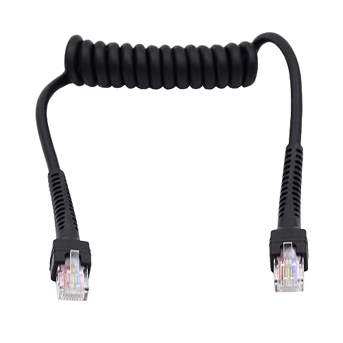 cablecc Stretch-Spiralkabel RJ45 Cat6 8P8C UTP-Stecker auf Stecker LAN-Ethernet-Netzwerk-Patchkabel 100 cm von cablecc