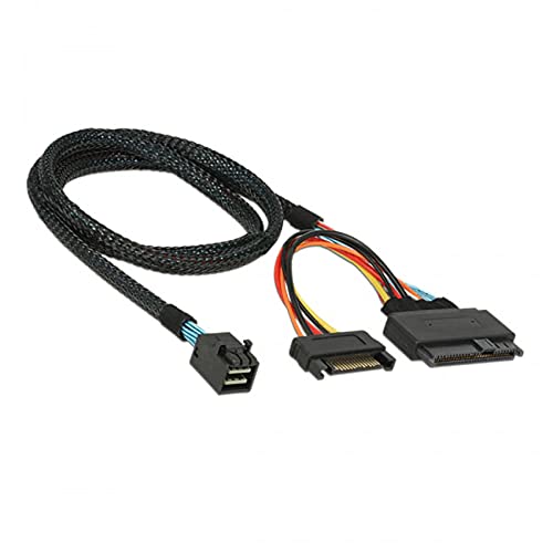 cablecc U.2 U2 SFF-8639 NVME PCIe SSD Kabel für Mainboard Intel SSD 750 p3600 p3700 M.2 SFF-8643 Mini SAS HD von cablecc