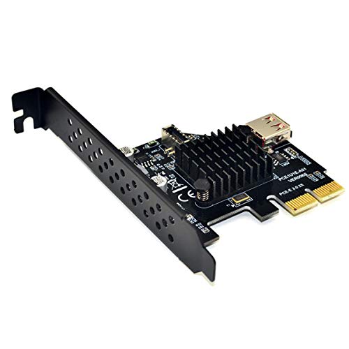cablecc USB 3.1 Frontblendenbuchse & USB 2.0 auf PCI-E Express Kartenadapter für Motherboard von cablecc