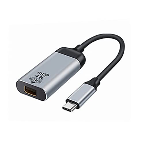 cablecc USB-C Typ C auf Mini DP Displayport Kabel Adapter 4K 2K 60Hz für Tablet & Handy & Laptop von cablecc