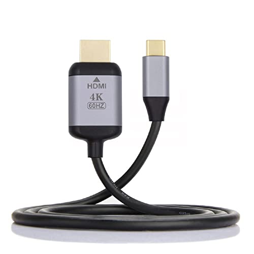 cablecc USB-C USB 3.1 Typ C Quelle auf HDMI HDTV Displays Stecker 4K Monitorkabel für Laptop 1,8 m von cablecc