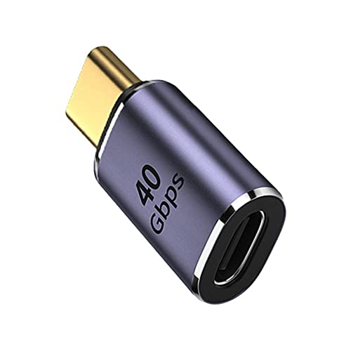cablecc Videoadapter 40 Gbit/s Stecker auf Buchse USB 4 Typ C 100 W für Laptop und Telefon von cablecc