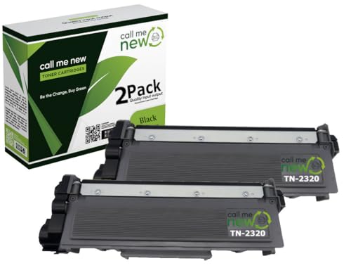 2x Callmenew TN2320 Toner Kompatibel für Brother TN-2320 TN2320 TN-2310 Toner für Brother MFC-L2700DW MFC-L2700DN MFC-L2720DW HL-L2340DW HL-L2300D DCP-L2520DW DCP-L2540DN MFC-L2740DW HL-L2360DN (Schwa 2x Callmenew TN2320 Toner Kompatibel für Brother TN-2320 TN2320 TN-2310 Toner für Brother MFC-L2700DW MFC-L2700DN MFC-L2720DW HL-L2340DW HL-L2300D DCP-L2520DW DCP-L2540DN MFC-L2740DW HL-L2360DN (Schwa von callmenew