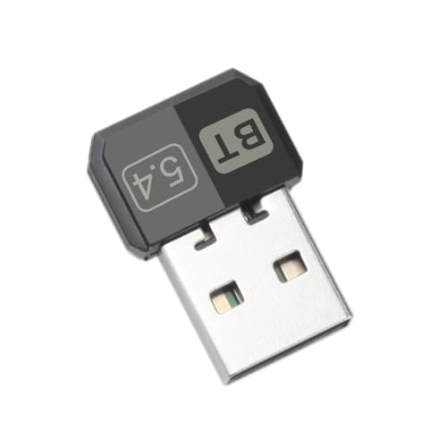 Bluetooth 5.4 Adapter mit CD, USB-Bluetooth-Speicher für PC Laptop EDR USB Dongle Bluetooth Kompatibel mit Windows 11/10/8.1/7 von calonny