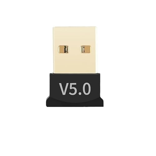 Bluetooth USB 5.0 Adapter, Mini BT 5.0 USB Empfänger für Tastatur/Maus/Kopfhörer, USB-Stick/Dongle BT 5.0 USB für PC/Notebook Windows/Linux (usb5.0) von calonny