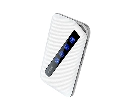 Calonny Mobile WiFi Tragbarer Hotspot 4G LTE Sim Router Cat4 150Mbps, 3000mAh wiederaufladbarer Akku, WLAN-Modem USB, kabellos, ohne Konfiguration,für Reisen und Arbeit. Nicht navigieren, Änderung APN von calonny