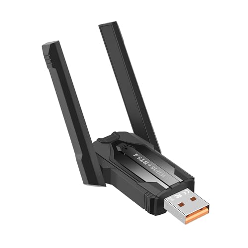WiFi 6 Bluetooth 5.4 USB 2in1 Adapter Dual Band 2.4/5GHZ ax900Mbps für PC/Laptop/Desktop, WiFi Bluetooth Mini USB Adapter ohne Treiber, unterstützt Windows 7/10/11 von calonny