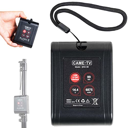 CAME-TV Mini 99V Mount Akku 99Wh 6875mAh 15A Draw Wiederaufladbar V-Mount mit 2 D-TAP und 1 USB für Blackmagic BMPCC 4k/6K Pro/Sony FX6/Red Komodo/Canon C70/Z cam E2 V-Mount unt-Batterien CAME-TV Mini 99V Mount Akku 99Wh 6875mAh 15A Draw Wiederaufladbar V-Mount mit 2 D-TAP und 1 USB für Blackmagic BMPCC 4k/6K Pro/Sony FX6/Red Komodo/Canon C70/Z cam E2 V-Mount unt-Batterien von cametv