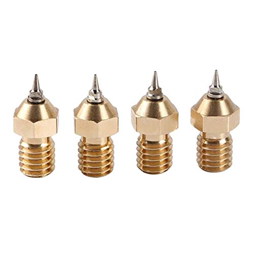 camister Airbrush-Düsenadapter-Set, 0,2 mm, 3D-Drucker-Teil für V6 Hotend 1,75 mm Filament, 4 Stück von camister