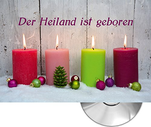 Der Heiland ist geboren (Lied) (CD-Card) (Motiv Kerzen) von cap-music