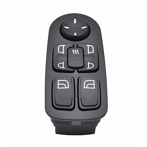 Auto Elektrischer Fensterheberschalter, für DAF, für XF105 2005-2013 Power Window Control Switch Window Lifter Switch Button 1811131 1736600 1669884 von carLLL