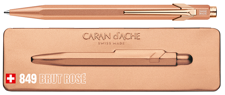 CARAN D, ACHE Druckkugelschreiber 849 Brut Rosé, roségold von caran d, ache