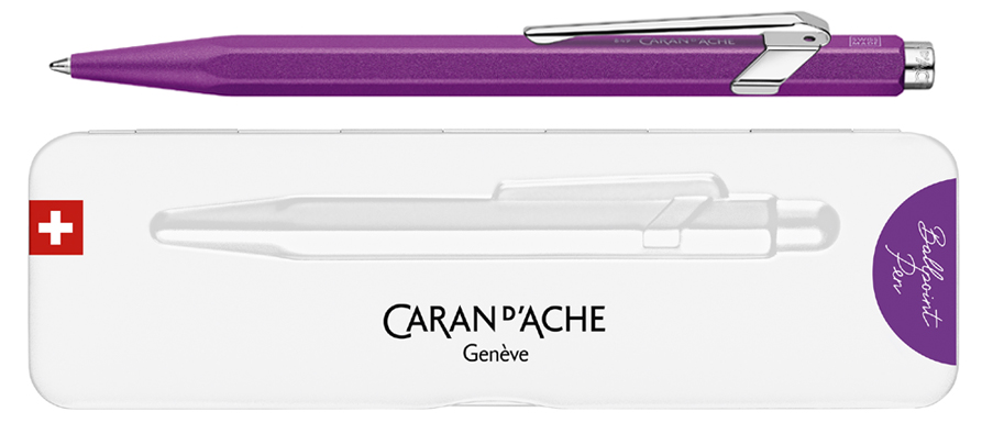 CARAN D, ACHE Druckkugelschreiber 849 Colormat-X, violett von caran d, ache