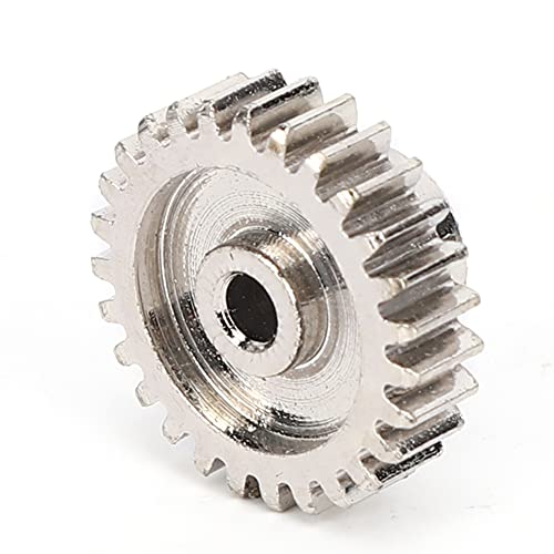 27T Motorritzel, Metallstahl Differhilfe des Hauptgetriebes Stahlstahl mit Schraube für Wltoys 1/14 144001 RC Modellauto -Upgrade Ersatzteile (Silber A959-B-15s) von cardyven
