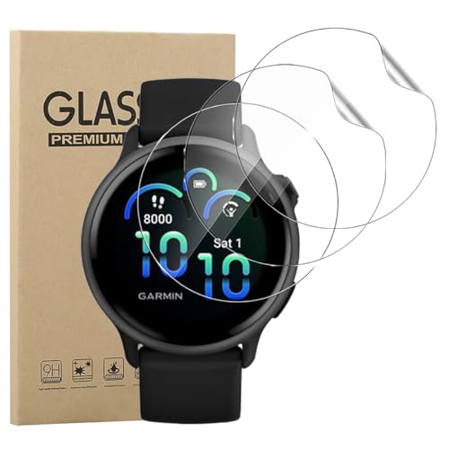 carinacoco 3 Pack Displayschutzfolie für Garmin Vivoactive 6, HD Klar Flexibel Weich TPU Displayschutzfolie, Anti-Kratzen, Blasenfrei, Anti-Fingerabdruck Selbstheilende Elastische Haut Schutzfolie carinacoco 3 Pack Displayschutzfolie für Garmin Vivoactive 6, HD Klar Flexibel Weich TPU Displayschutzfolie, Anti-Kratzen, Blasenfrei, Anti-Fingerabdruck Selbstheilende Elastische Haut Schutzfolie von carinacoco