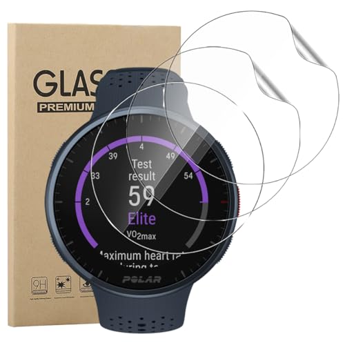 carinacoco 3 Pack Displayschutzfolie für Polar Pacer Pro, HD Klar Flexibel Weich TPU Displayschutzfolie, Anti-Kratzen, Blasenfrei, Anti-Fingerabdruck, Selbstheilend, Elastische Haut Schutzfolie von carinacoco