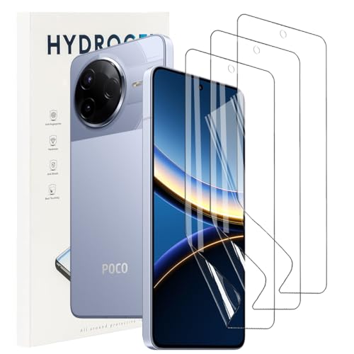 carinacoco 3 Pack Elastische Haut Schutzfolie für Xiaomi POCO F7 Pro / F7 Ultra, Weiche TPU Vollständige Abdeckung HD Klar Anti-Kratzer Keine Blasen Selbstheilende Displayschutzfolie mit carinacoco 3 Pack Elastische Haut Schutzfolie für Xiaomi POCO F7 Pro / F7 Ultra, Weiche TPU Vollständige Abdeckung HD Klar Anti-Kratzer Keine Blasen Selbstheilende Displayschutzfolie mit von carinacoco