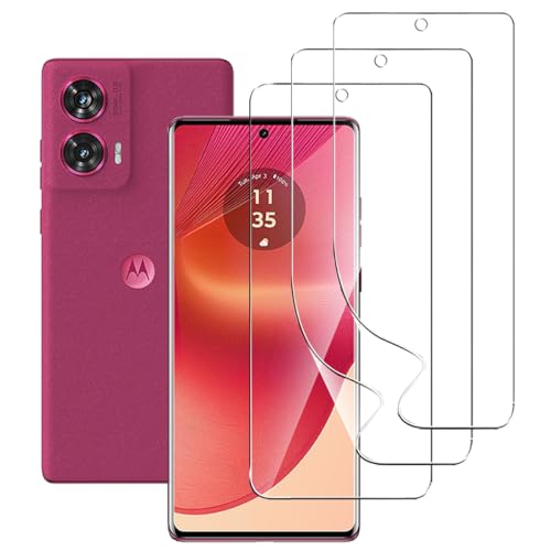 carinacoco 3 Pack Elastische Skin Schutzfolie für Motorola Edge 50 Fusion/Edge 50 Pro/Edge 50 Ultra, Weiche TPU Vollständige Abdeckung, HD Klar, Anti-Kratzen, Keine Blasen, Selbstheilende Flim mit carinacoco 3 Pack Elastische Skin Schutzfolie für Motorola Edge 50 Fusion/Edge 50 Pro/Edge 50 Ultra, Weiche TPU Vollständige Abdeckung, HD Klar, Anti-Kratzen, Keine Blasen, Selbstheilende Flim mit von carinacoco