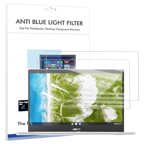 carinacoco Displayschutzfolie für Asus Chromebook 15 15,6 Zoll (39,6 cm), ultradünn, weich, robust, HD, klar, Premium, bruchsicher, kratzfest, keine Blasen, berührungsempfindliche PET-Folie, 2 Stück von carinacoco